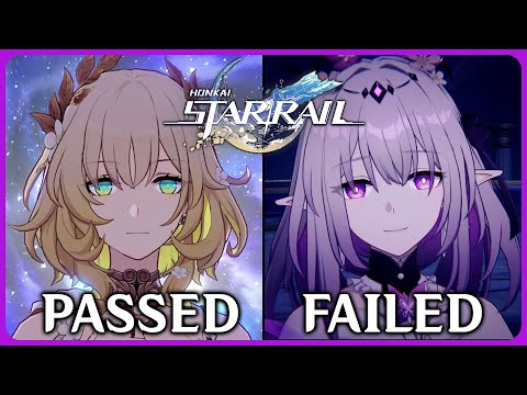 Passing vs FAILING Aglaea's test - Honkai Star Rail 3.0