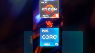 Ryzen 5 8500G vs Core i5 14400 #ryzen5 #corei5 #cpu #comparison #tech #shorts #fyp
