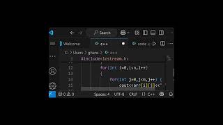 how to input/output 2Darray(loops) #codinginterview #viralcode #viralshorts