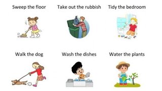 Phones sounds for Toddlers [Walk the dog Water the plants ] English with pictures and vice #english
