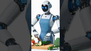 Robot Cutting Vegetables in a Smart Kitchen | Futuristic Cooking Begins! 🤖🔪 🥕 #robotics #ai #future