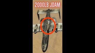 A-10 Warthog Drops 2000lb JDAM • Russian Tank Training • Sound Up! #shorts