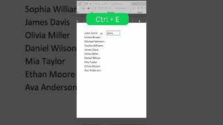 Excel Magic: Split Names in Seconds!  #chanzify #exceltips #exceltutorial #exceltricks #excel