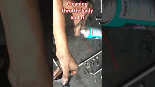 Cleaning throttle body and Fi XMR 125 Fi