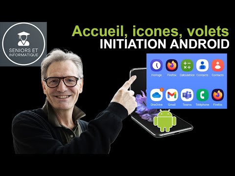 Samsung : je découvre la page d'accueil , les icônes et les volets