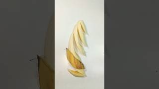 DIY banana carving ideas #fruitcarving #youtubeshorts #fruitart #shorts #fruit#shortvideo