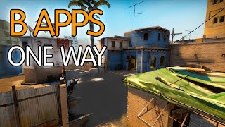 How to Easily Win the First Round on Mirage? (B Apps One Way Smoke)