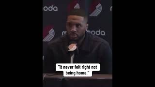 Dame on his return to Portland (via trailblazers/TT)