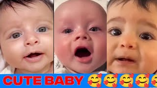 Moments drôles de bébé mignon 🤣😂 rire 😂 moments drôles de bébé 🤣 singe 🐒🐒 jouer avec le singe 🐒🐒 ...