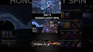 DAY 5 HONOR LUCKY SPIN 10 Uc Luck #pubgmobile #pubg #nextupdate #bgmi #bgmihighlights