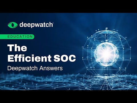 The efficient security operations center (SOC) | Deepwatch