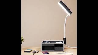 Multifunctional LED Table Lamp with Pen Holder & USB Charging