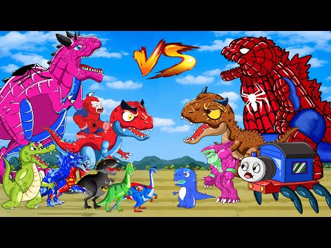 NEW EVOLUTION OF DINOSAURS vs GODZILLA, Tyrannosaurus & Apatosaurus : The last day of dinosaurs??
