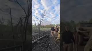 Russian soldier struck by two GBU 39 diameters bo