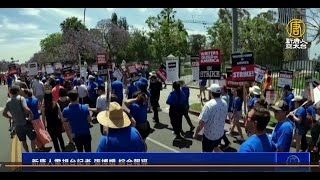 好萊塢編劇罷工百日 加州經濟損失數十億美元