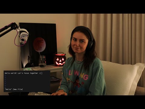 rainy day study with me (no talking, ASMR)