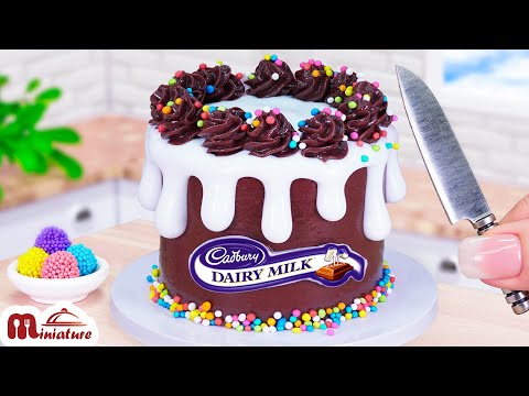 How to Create Stunning Dairy Milk Cake in Mini Kitchen | ASMR Cooking Mini Food