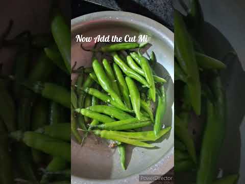 How To Make Green Mirchi Curry | How To Make Pacchi Mirchi Senaga Pindi Kura | Tasty Recipe #food
