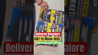 CUET PG M.Com 2026 books delivered #cuetpg2026 #cuetpgmcom2026 #shorts #delhiuniversity #bhu