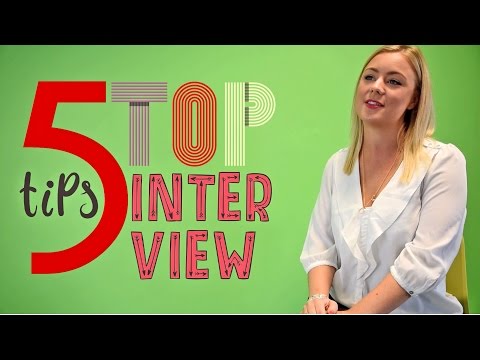 Top 5 Interview Tips by Jade Sweeney