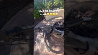 One sad day #mtb #subscribe #mtbshorts #shorts #crash #fyp ￼