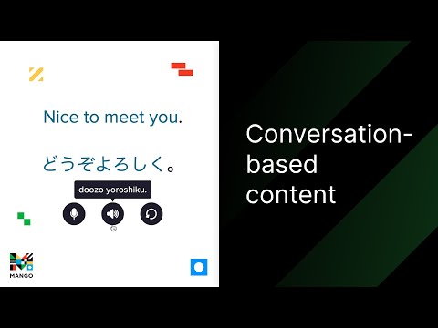 Learn with Mango's Conversation-based Content | Mango Languages