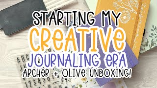 Starting My Creative Journaling Era | Archer & Olive Haul
