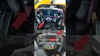 Every F1 steering wheel is different? #f1 #formula1 #f1facts #f1shorts #shorts #f1content