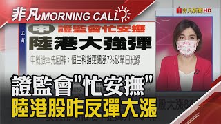 安撫市場續准中企海外IPO 陸港股昨強彈!亞馬遜盤後重挫7%+羅賓漢IPO遭狙擊 拖累那指期貨大跌近1%｜主播劉祝華｜【非凡Morning Call】20210730｜非凡財經新聞
