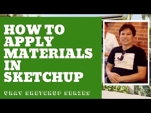 Sketchup Tutorial for Beginners: How To Apply Materials