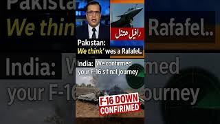 “Desperate noise vs Confirmed noise.”#F16Down #RafaleUntouched #IndiaAirDominance #operationsindoor