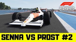 F1 2019 SENNA VS PROST LEGENDS Gameplay Part 2 | PS4 PRO | T300RS