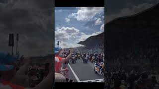 ‪The race at TT Assen to celebrate 100 years of motorcycle road racing at The Cathedral of Speed
