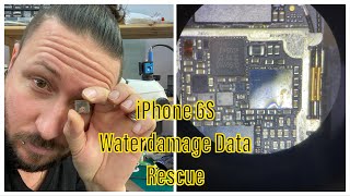 BASIC REPAIRS - iPHONE 6S WATERDAMAGE DATARESCUE - IMPORTANT DATA - SHORT DETECTION
