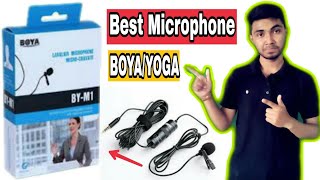 Boya EM-M1 Microphone | Yoga M1 Microphone for  PC/Android AND DSLR | Unboxing & Review In Bangla |