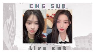 [ENGSUB]【王奕Wang Yi＆周诗雨Zhou Shiyu】Zhou Zhou is in poor health.┃Some questions about work and company.