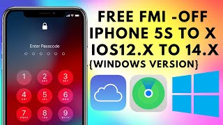Free Turn off Find My iPhone iOS12.x To 14.x Permanently iPhone,iPad Locked Passcode, Disabled