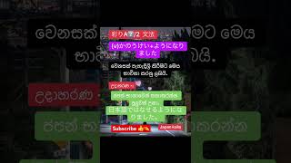 #foryou #japaneselanguage #srilanka #japan #jftbasic #jftexam #jftgrammer #100kview