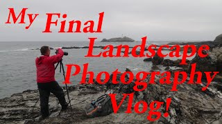 UK Landscape Photography - My Final Landscape Photography Vlog! - Godrevy Point - Canon EOS R