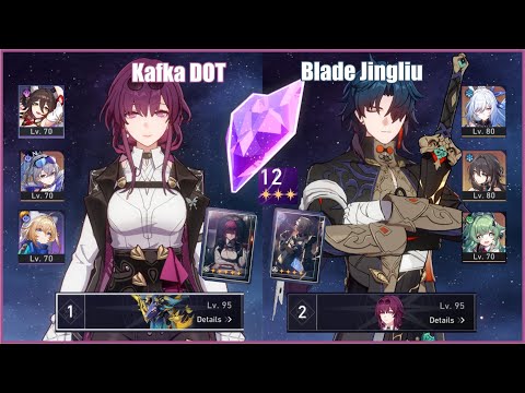 Kafka DOT & Jingliu Blade Destroy MOC 12 - Honkai Star Rail 1.6.2