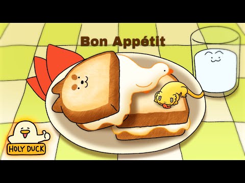 Dog + Duck + Gecko = Perfect Grilled Cheese Sandwich