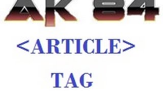 html 5 tutorial in hindi 16 article tag