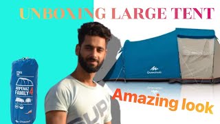 Unboxing decathlon Quechua  family tent || EP 2 || #tentlife #CampingVibes #campsetup #Tentgoals