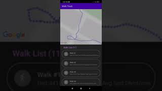 React Native App Demo: Plotting Walk Path from GPS Data