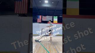 THE DIFFERENCE BETWEEN A WRIST SHOT AND A SNAPSHOT   #hockey #coaching #teaching #snapshot
