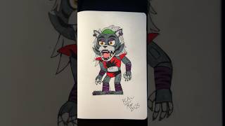 Drawing Roxanne Wolf in my own style! #art #drawing #fnaf #fnaffanart #fnafart