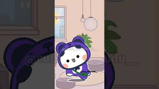 Bubu dudu cute moments ❤️ #dudububu #bubuanddudu #bearpanda #shorts #lovestory #milkmocha #cartoon