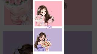 so cute 😍 and pretty pink and purple 🩷💜Queen of the best 👌 simran yt shorts♡♡