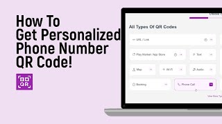 How to Get Personalized Phone Number QR Code [easy]