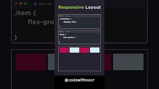 Responsive layout trick for beginners #shorts #viralvideo #trending
